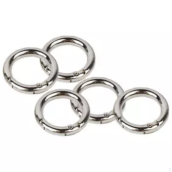 5 шт., карабины, зажимы, пружинная катушка, современные легкие разъемы для сумок, зажимы, органайзеры 19mm