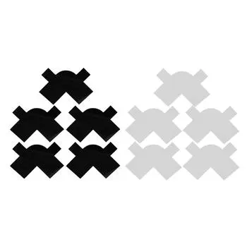 5 шт. карта для улучшения линии роста волос многоцелевая простая в использовании портативная карта для дизайна парикмахерской укладки для дома White