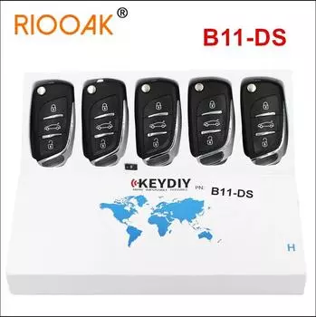 5 шт. KEYDIY KD B11 NB11 B11-2 NB11-2 DS style 2/3 Button Universal Remote Car Key For KD900/KD-X2/URG200/KD MINI Key Programmer