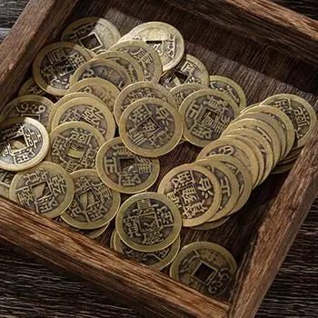 5 шт. китайские монеты удачи фэн-шуй монеты И-Цзин китайские монеты удачи