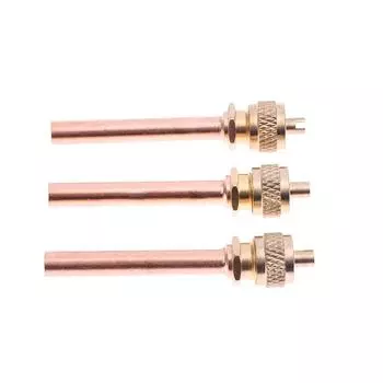 5 шт. клапаны доступа к холодильному оборудованию кондиционера, наружный диаметр 6 мм, трубка для заполнения, запасная часть 20 куб. см, сменный стержень, детали для заполнения