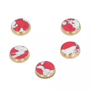 5 шт. кнопка для ключа саксофона медь бирюзовая изысканная труба клапан палец кнопка для духовых инструментов