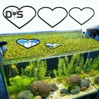 5 шт., кольцо для аквариумных плавающих растений, кольца для кормления рыб в форме сердца, кольцо для еды в аквариуме Betta, забор для растений, загон для хранения плавающих растений на месте Sets
