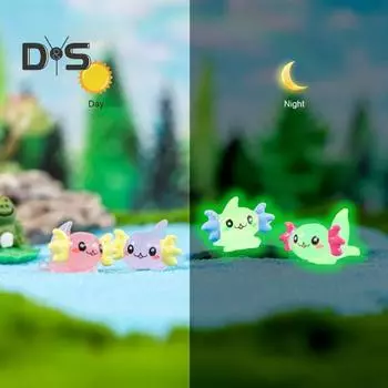 5 шт. компактная скульптура дракона тонкая работа уникальный аквариум мох ландшафтный орнамент дракона зелёный