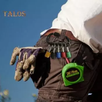 5 шт./компл. 1/4-дюймовый держатель для бит, удлинители для ключей, цветные шестигранные держатели для бит с карабином, быстросменный адаптер для головки бит чёрный