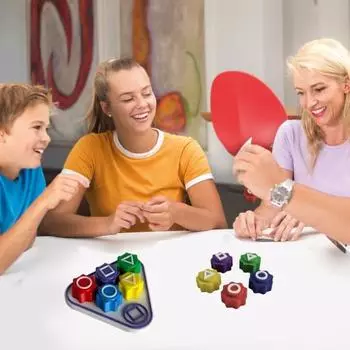 5 шт./компл. 3D-печатная каменная игрушка для тренировки координации рук и глаз, снятия стресса, цветная галька белый