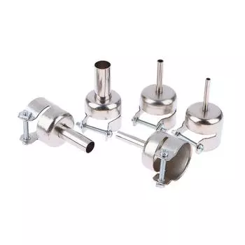 5 шт./компл. 858D универсальная станция горячего воздуха с круглыми насадками для пайки и сварки 5pcs