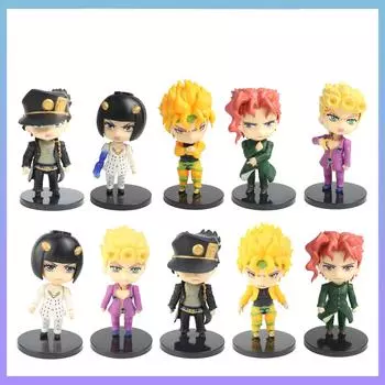 5 шт./компл. аниме Q версия Джоске Куджо фигурка Джотаро Джоджо странные приключения фигурка модель игрушки