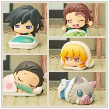 5 шт./компл. аниме «Убийца демонов» Kimetsu No Yaiba Kamado Nezuko ПВХ фигурка