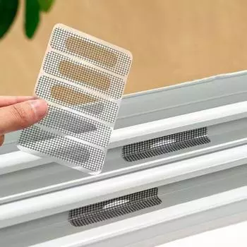 5 шт./компл., анти-насекомые, мухи, жуки, двери, окна, москитная сетка, ремонтная лента, патч, клей, аксессуары для ремонта окон 5PCS серый