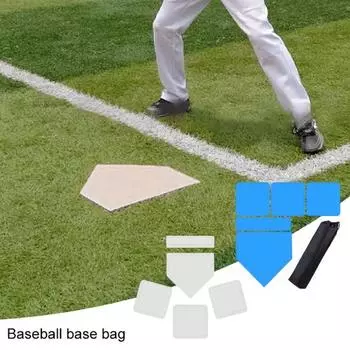 5 шт./компл. бейсбольные основания резиновые основания с домашней пластиной для бейсбола и софтбола белый