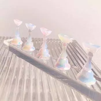 5 шт./компл. держатель для ногтей, стабильный, прочный, магнитный, ложные советы, стенд для тренировок и тренировок