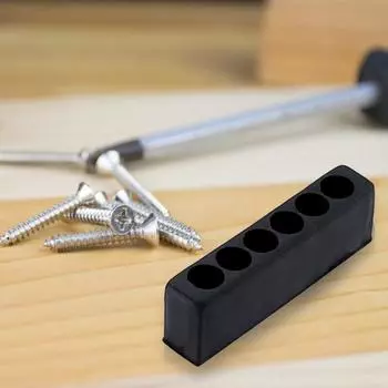5 шт./компл., держатель для отверток с 6/12 отверстиями, несколько характеристик, износостойкий портативный держатель для бит из АБС-пластика, подставка для дома 6 Hole
