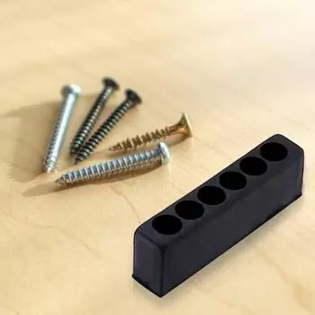 5 шт./компл., держатель для отверток с 6/12 отверстиями, несколько характеристик, износостойкий портативный держатель для бит из АБС-пластика, подставка для дома 6 Hole
