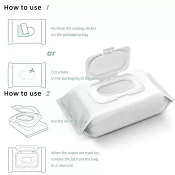 5 шт./компл. Детские салфетки, крышка для диспенсера бумажных салфеток, крышка для бумажной коробки, крышка для хранения влажных салфеток, которые остаются доступными и влажными B