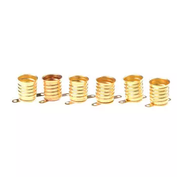 5 шт./компл. E10 прямая медная лампочка винтовой цоколь Pcb патрон лампы