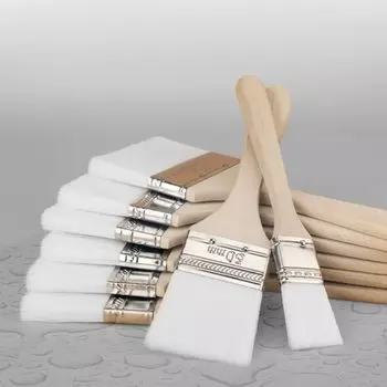 5 шт./компл. Единая кисть для чистки краски, бесследная, удобная ручка, мягкая щетина, химические волокна, мохнатые инструменты для чистки стен легкие хаки