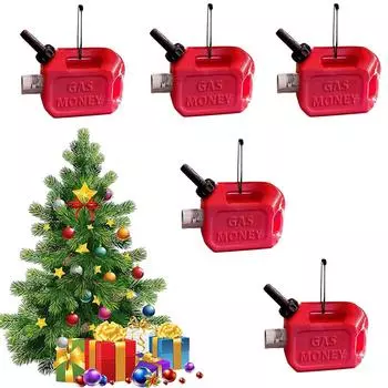 5 шт./компл. красный забавный держатель для денег из газовой банки украшение для елочных украшений