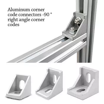 5 шт./компл. Креативные угловые скобы 90 градусов, алюминиевые крепежи, Г-образный соединитель, соединения оконных шкафов