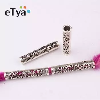 5 шт./компл. кулон, манжеты для дредов, плетеные бусины, ожерелье, трубки для бороды, античный браслет «сделай сам», модные аксессуары из сплава, подарки