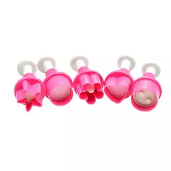 5 шт./компл. легко моющиеся пластиковые формочки для резки торта форма для помадки помадка ремесло DIY магазин кухня