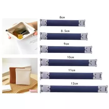 5 шт./компл., металлические внутренние гибкие рамки «сделай сам», застежка, замок, сумка, ручка, сменные петли, пружинный зажим, винтажные аксессуары as the picture