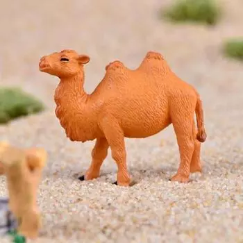 5 шт./компл., миниатюрные фигурки верблюда, животные, ремесло из смолы, детские игрушки, настольные украшения, садовый микропейзаж, рождественские украшения 5pc