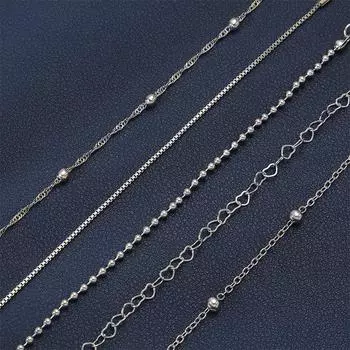 5 шт./компл. многослойный переплетенный браслет-цепочка в виде сердец в стиле ретро для женщин, изящные ювелирные изделия, подарок на свадьбу