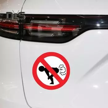 5 шт./компл. наклейка «кот не пукает» забавная устойчивая к атмосферным воздействиям самоклеящаяся светоотражающая наклейка для внедорожника автомобиля авто окно украшения кузова Наклейка для экстерьера автомобиля 5pcs