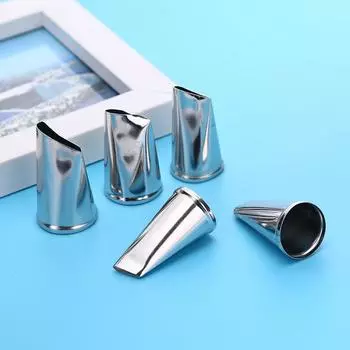 5 шт./компл. насадки для крема в виде лепестков роз, насадки для украшения торта, пирожных, кексов