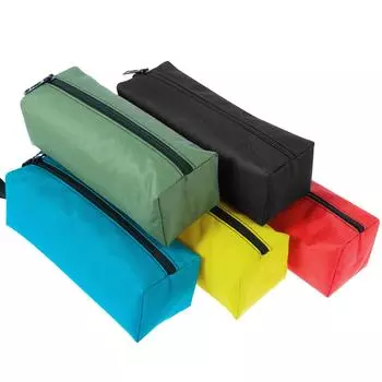 5 шт./компл. небольшие сумки для инструментов на молнии, водонепроницаемая холщовая сумка-органайзер для инструментов, шурупов, гвоздей, болтов, гаек, прочная сумка для хранения