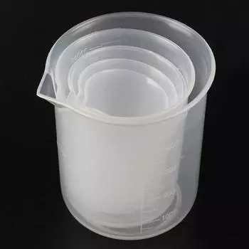 5 шт./компл. пластиковые мерные стаканы лабораторные стаканы мерные стаканы для воды, муки и порошка с весами