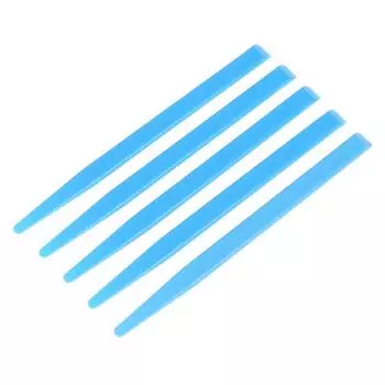 5 шт./компл. пластиковый стоматологический шпатель для смешивания гипса, слепочный материал, стоматологические инструменты светло-синий
