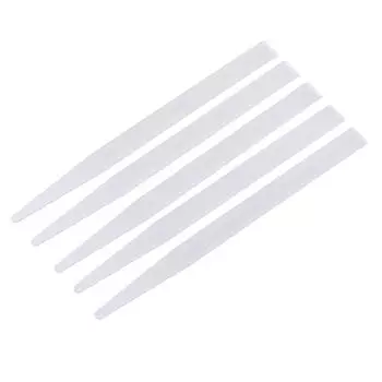 5 шт./компл. пластиковый стоматологический шпатель для смешивания гипса, слепочный материал, стоматологические инструменты белый