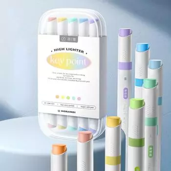 5 шт./компл. подарок для студентов, школьные канцелярские товары, флуоресцентная ручка-маркер, ручка для ручного счета, цветная ручка-маркер