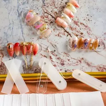 5 шт./компл. подставка для накладных ногтей с магнитом, прозрачный держатель для акрилового гель-лака, маникюрные инструменты для демонстрации