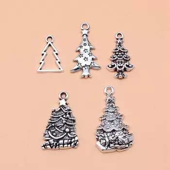 5 шт./компл., подвески для рождественской елки, принадлежности для ювелирных изделий, кулон для сотового телефона, оптом