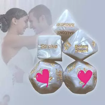 5 шт./компл., полезный набор кубиков, многофункциональные инструктирующие легкие секс-позы для пар, игральные кости для медового месяца