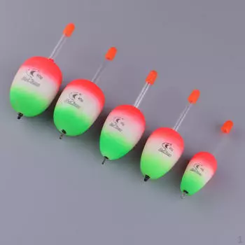 5 шт./компл. поплавки из пены EVA, светящиеся поплавки с подсветкой для рыбалки-