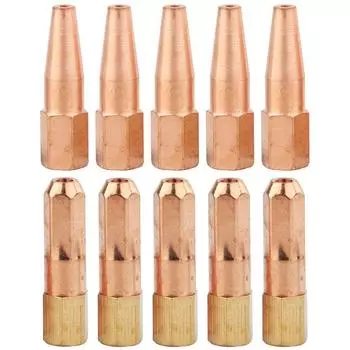 5 шт./компл. прочный H01-2 газовый паяльник сопло сварочный аксессуар пропан ацетиленовый наконечник горелки чистая медь резка кислородная сварка