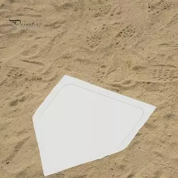 5 шт./компл. резиновые основания для бейсбола, бросающиеся вниз, с домашней пластиной для бейсбола, софтбола, кикбола, заднего двора, резиновые основания белый