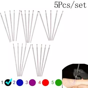 5 шт./компл. ручка для татуировки кожи Doodler Surfer Microblading маркер для кожи ядра перманентный красный