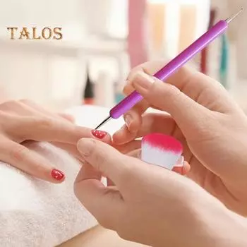 5 шт./компл. ручка для точек на ногтях с двойной головкой, ручка для тиснения, стилус для прорисовки узоров, инструменты для маникюра своими руками 5pcs