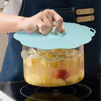 5 шт./компл., силиконовые крышки для сохранения свежести для чашек, мисок, кастрюль, сковородок, термостойкие герметичные крышки для микроволновой печи, можно мыть в посудомоечной машине, многоразовые, многоцветные