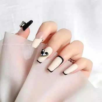 5 шт./компл. украшения для ногтей, блестящие, ледяные, невыцветающие, в форме сердца, с плоской основой 3