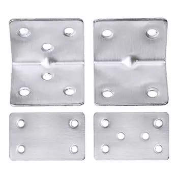 5 шт./компл. универсальный угловой соединитель для мебели из нержавеющей стали L-образный крепеж треугольный кронштейн угловой кронштейн