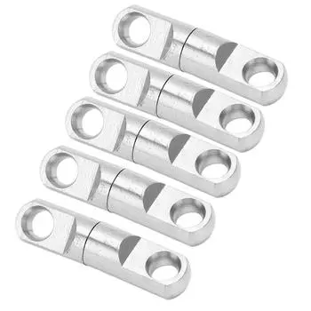 5 шт./компл. Вертлюги из нержавеющей стали колонного типа с вращающимся подшипником на 360 градусов, рыболовные вертлюги, коннектор для крючка 7#