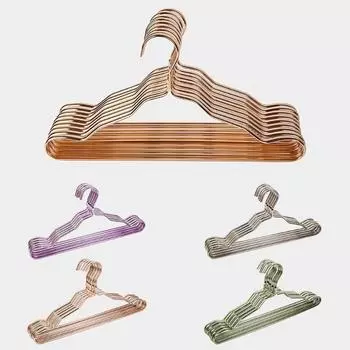 5 шт./компл. вешалка для одежды из алюминиевого сплава, вешалка для одежды для взрослых, бесшовная металлическая вешалка для одежды, органайзер для шкафа, товары для дома золотой