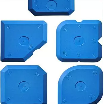 5 шт., комплект для разбрасывателя силиконового герметика, аппликатор для затирки плитки, инструмент для удаления цементного герметика для окон и дверей красный