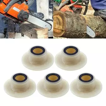 5 шт. Комплект для восстановления двигателя бензопилы, масляный приводной насос, червячная передача, подходит для 45 52 58 4500 5200 5800, запасные части для бензиновой бензопилы